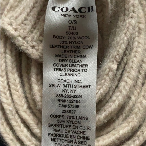 Coach scarf - Picture 4 of 4